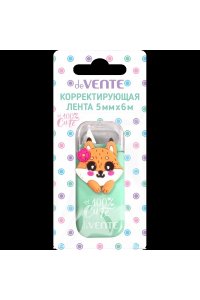 КОРРЕКТ ЛЕНТА 5ММ*6М DEVENTE 100% CUTE FOX /БЛИСТЕР/ 4062003/4062325 (1507)