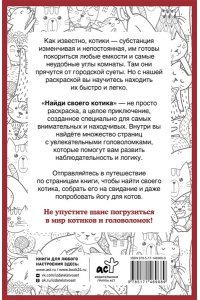 Холмс С. Найди своего котика. Раскраска на поиск предметов