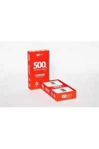 НАСТ ИГРА COSMODROME GAMES 500 ЗЛОБНЫХ КАРТ (18+) /ДОПОЛНЕНИЕ/ НАБОР КРАСНЫЙ АРТ. 52017