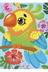 НАБОР Д/ТВОРЧ АППЛИКАЦИЯ ПОПУГАЙ(4 ЦВ, 200 ЭЛ)*ДК* АРТ.04205 (2053)