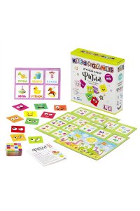 НАСТ ИГРА KIDS GAMES НАБОР ИГР ЭМОЦИОНАЛЬНЫЙ ИНТЕЛЛЕКТ: ФИГЛЯ, МЕМО, ЛОТО 08153