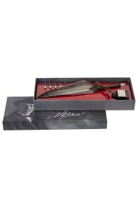 НАБОР ПОДАРОЧНЫЙ: РУЧКА ПЕРЬЕВАЯ, 5 НАКОНЕЧНИКОВ, ЧЕРНИЛЬНИЦА, L28 W11,5 H4 СМ 817074 (0744)