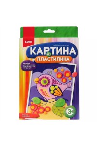 НАБОР Д/ТВОРЧ КАРТИНА ИЗ ПЛАСТИЛИНА ПТИЧКА АРТ.ПЗ/ПЛ-008