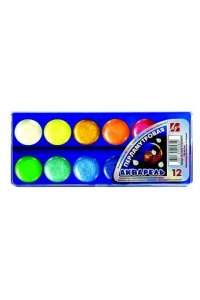 КРАСКИ АКВ 12ЦВ П/УП Б/К ПЕРЛАМУТР ЛУЧ /ЕВРОПОДВЕС/ 16С1105-08