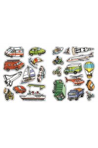 Транспорт (с наклейками)