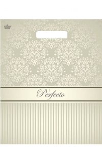 ПАКЕТ ПРОРЕЗ 37*30 ПЕРФЕКТО БЕЖЕВОЕ СЕРЕБРО