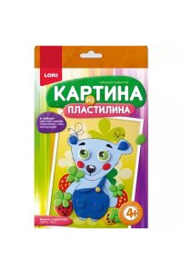 НАБОР Д/ТВОРЧ КАРТИНА ИЗ ПЛАСТИЛИНА МИШКА СЛАДКОЕЖКА (4+) АРТ.ПЗ/ПЛ-003