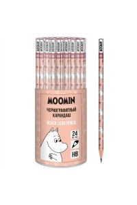 КАРАНДАШ Ч/Г НВ MOOMIN (КРУГЛ КОРПУС) MTKB-US1-102-PVC24 (4445)