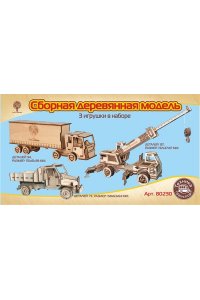 КОНСТРУКТОР ДЕРЕВ 3D НАБОР СТРОИТ АВТО 80230 (1545)