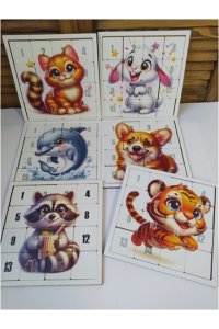 ГОЛОВОЛОМКА ПЯТНАШКИ КОРГИ (ДЕРЕВО) ЗАДИРА (9069)