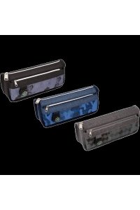 ПЕНАЛ DEVENTE 21*8*7 СМ ТЕКСТИЛЬ С КОМПАСОМ COMPASS 7025219 (4433)