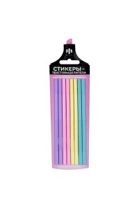 СТИКЕРЫ-ЗАКЛАДКИ ПЛАСТИК 50X135 ММ, 160 ШТ МАРКЕР РОЗОВЫЙ ФЕНИКС+ 73023