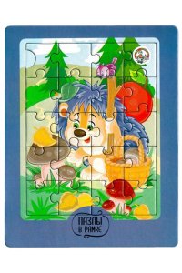 ПАЗЛЫ 20 В РАМКЕ *ДК* ЕЖИК А5 АРТ.02878 (8781)