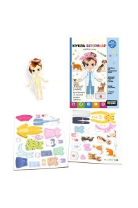 НАСТ ИГРА МАГНИТНАЯ BABY GAMES КУКЛА ВЕТЕРИНАР АРТ.07555