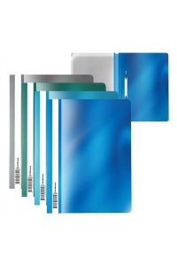 ПАПКА СКОРОСШ ПЛАСТ GLOSSY ICE METALLIC В АСС ЕК 53288