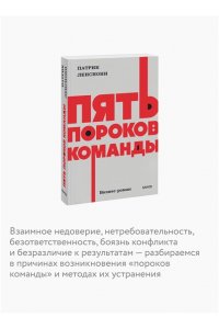 Патрик Ленсиони Пять пороков команды. NEON Pocketbooks