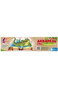 КРАСКИ АКВ 6ЦВ П/УП Б/К ZOO ЛУЧ /ЕВРОПОДВЕС/19С 1248-08