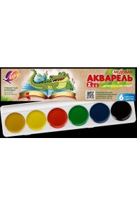 КРАСКИ АКВ 6ЦВ П/УП Б/К ZOO ЛУЧ /ЕВРОПОДВЕС/19С 1248-08