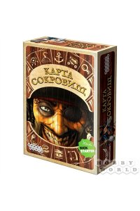 НАСТ ИГРА HOBBY WORLD КАРТА СОКРОВИЩ (10+) АРТ.1337