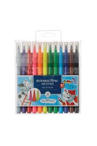 ФЛОМАСТЕРЫ-КИСТОЧКИ 12 ЦВ MULTICOLO *BV* 32-0022 (4908) (0112)