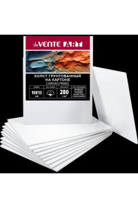 ХОЛСТ НА КАРТОНЕ 10*13СМ DEVENTE ARTISTIC STUDIO (100% ХЛОПОК 280ГР МЕЛКОЕ ЗЕРНО)8150427 (0218)