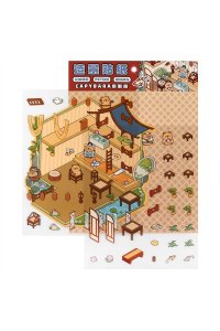 НАБОР НАКЛЕЕК РУМБОКС Д/СОЗДАНИЯ МИНИАТЮРНЫХ СЦЕН КАПИБАРА. ТЕАТР ФЕНИКС+ АРТ. 71515