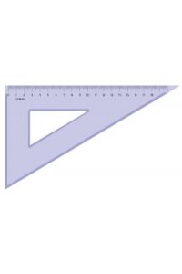 ТРЕУГОЛЬНИК ПЛАСТИК 18 СМ 30° ПРОЗР ТОНИР СТАММ ТК49