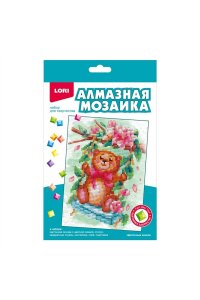АЛМАЗНАЯ МОЗАИКА 15*20 ДЕТСКАЯ ЦВЕТОЧНЫЕ КАЧЕЛИАМК-009