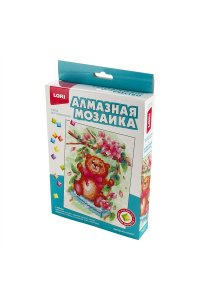 АЛМАЗНАЯ МОЗАИКА 15*20 ДЕТСКАЯ ЦВЕТОЧНЫЕ КАЧЕЛИАМК-009