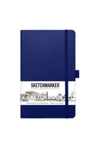 СКЕТЧБУК SKETCHMARKER 80Л 13*21СМ КОРОЛЕВСКИЙ СИНИЙ АРТ.2314803SM (7242)