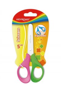 НОЖНИЦЫ 130ММ KEYROAD START ШКОЛЬНЫЕ (ЗАКРУГЛ ЛЕЗВИЯ) В АСС /БЛИСТЕР/ KR971833 (1186)