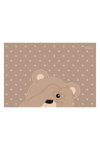 КЛЕЕНКА Д/УРОКОВ ТРУДА 50*70СМ КОКОС МИШКА 260584 (4157)