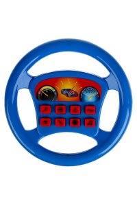 ИГРУШКА РУЛЬ ЗВУК 23*26*3СМ ИГРАЕМ ВМЕСТЕ ZY839630-R (8410)