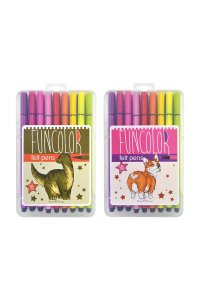 ФЛОМАСТЕРЫ 18ЦВ FUNCOLOR (ПЛАСТИК ПЕНАЛ) *BV* 32-0049 (0939)