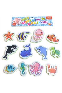 ИГРУШКИ Д/ВАННЫ НА МОРЕ (3+)ДРОФА АРТ.4012