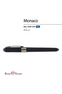 РУЧКА ШАР СИН MONACO 0.5 ЧЕРН КОРПУС*BV* 20-0125/25 (8070)