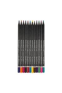 КАРАНДАШИ 12ЦВ BLACK EXCELLENCE (ПЛАСТИК/С ТОЧИЛКОЙ) BV В АСС 30-0124 (6093)