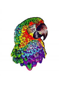 ПАЗЛЫ ФИГУРНЫЕ А4 ПОПУГАЙ /101 ДЕТ/ (ДЕРЕВО)Р-008 (2261)