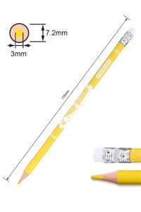 КАРАНДАШИ 12ЦВ ACMELIAE (СТИРАЕМЫЕ/С ЛАСТИКОМ) 43738 (7386)