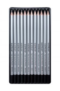 КАРАНДАШ Ч/Г НАБОР 12ШТ ACMELIAE (МЕТАЛЛ ФУТЛЯР) 44053 (0539)