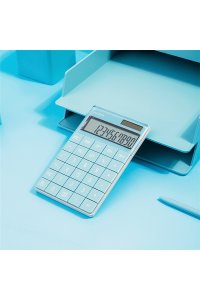 КАЛЬКУЛЯТОР 12 РАЗР НАСТ NUSIGN DELI СИНИЙ ENS041BLUE (0535)