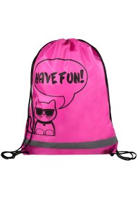 МЕШОК Д/ОБУВИ ФЕНИКС+ 36*48 СМ КОТ В ОЧКАХ 59920