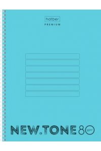 ТЕТР 80 КЛЕТ А4 ХАТБЕР СПИРАЛЬ ПЕРФОРАЦ NEWTONE PASTEL ПЛАСТ ОБЛ НЕЗАБУДКА 80Т4A1ГР_05025 (9647)