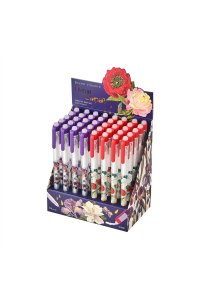 РУЧКА ПИШИ-СТИРАЙ ГЕЛ СИН DELETE SOFT GRIP.FLORA. BLOOM FLOWERS 0.4*BV* В АСС 20-0375/05 (1170)