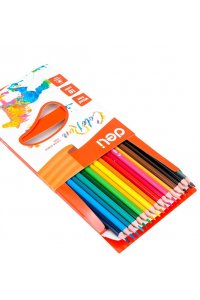 КАРАНДАШИ 18ЦВ DELI COLORUN ПЛАСТИК /ЕВРОПОДВЕС/ АРТ.EC00110 (0926)