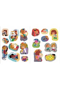 Валлажа К. Я хожу в детский сад (с наклейками)