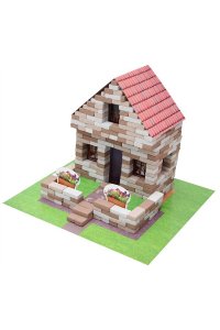 КОНСТРУКТОР ИЗ КИРПИЧИКОВ ЗАГОРОДНЫЙ ДОМИК (350 ДЕТ) 15001 (1132)