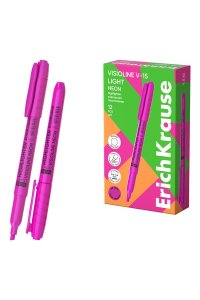 МАРКЕР ТЕКСТОВ VISIOLINE V-15 LIGHT NEON РОЗОВЫЙ ЕК 65569
