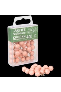 КНОПКИ СИЛОВЫЕ 40ШТ DEVENTE. SIGNATURE ПУДРОВО-РОЗОВЫЙ 4132512 (5625)