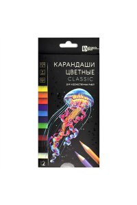 КАРАНДАШИ 12ЦВ КЛАССИК ФЕНИКС+ АРТ. 64096
